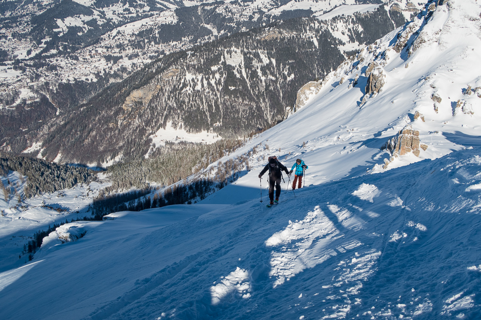 'Arriv�e au sommet'