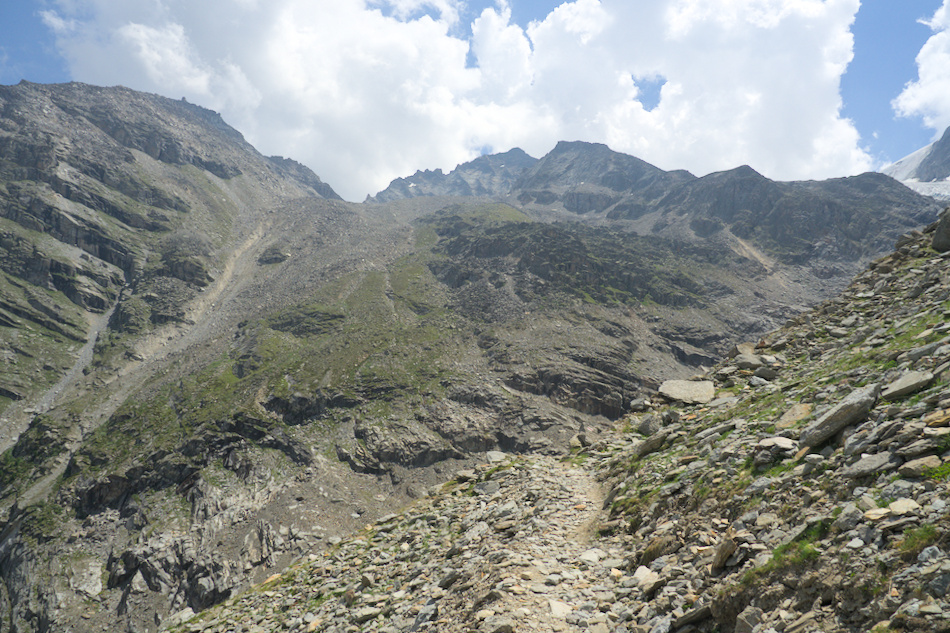 'Vue sur le nouvel itin�raire'
