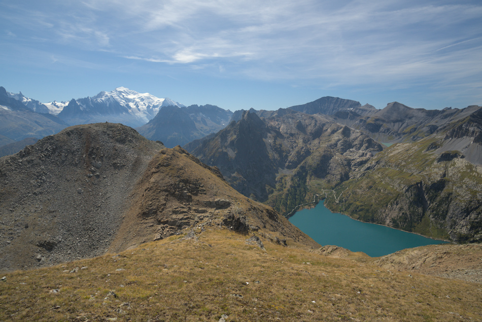 'Vue sur le sommet officiel'